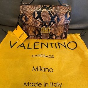 Valentino Python crossbody by Mario Valentino